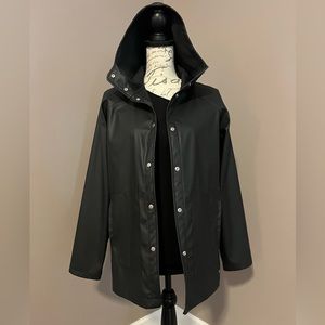 Herschel Raincoat, Black, women’s XS